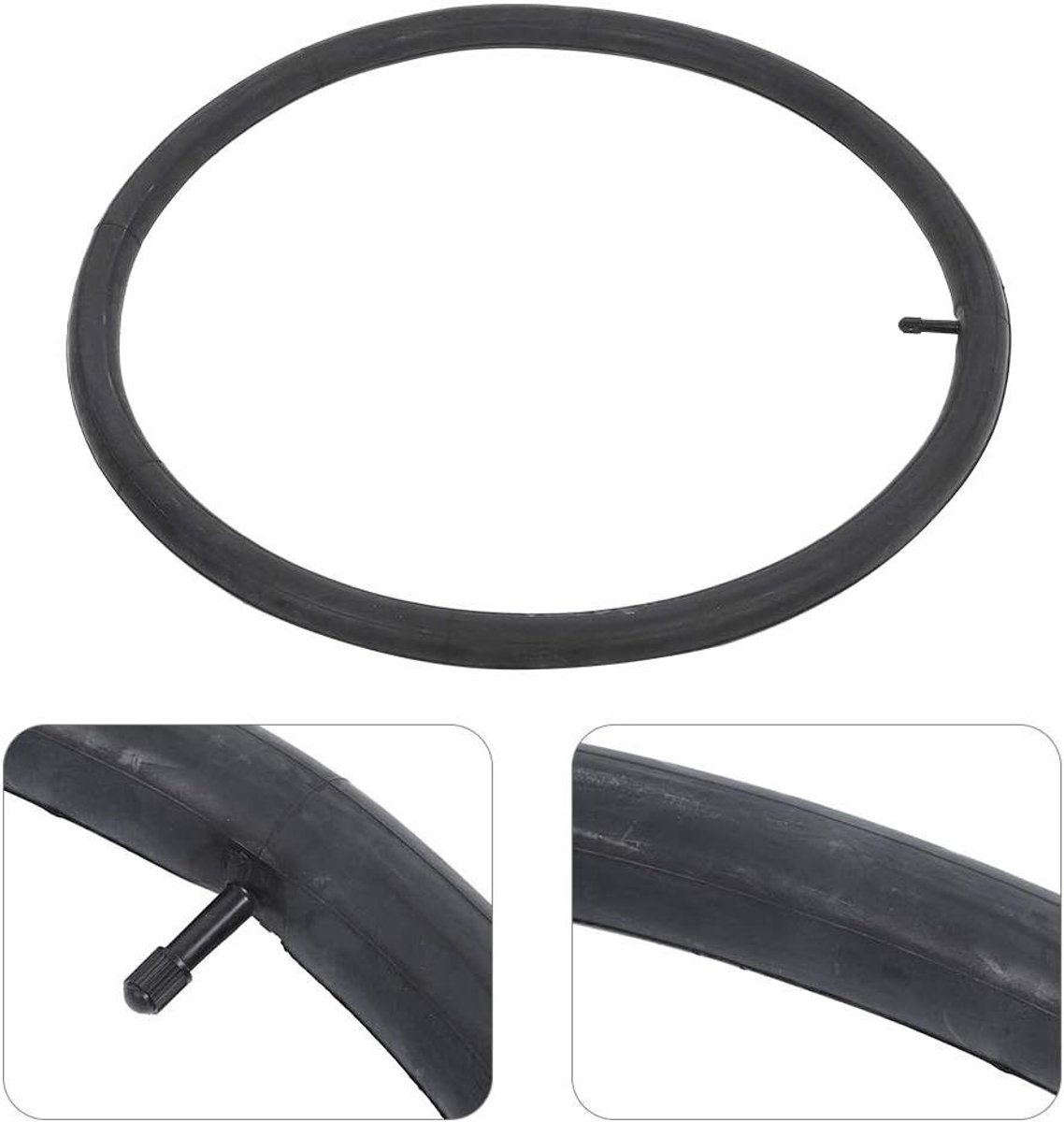 Kinder Fietsband - Binnenband Set - Veilig Fietsen - Duurzaam Rubber - 24x1.75/2.125 - Zwart