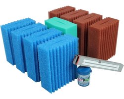 Onderhoudspakket Vijverfilter - Filterset Sponsset - Waterkwaliteit Verbeteren - Specifiek voor Biotec 10.1