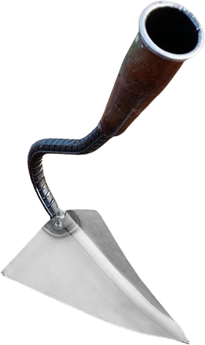 Tuinhak - Onkruidgereedschap Bodemlucht - Tuinonderhoud Bodembewerking - Antislip Handgreep Koolstofstaal - 20.6 x 10.4 x 28.1 cm - Zwart