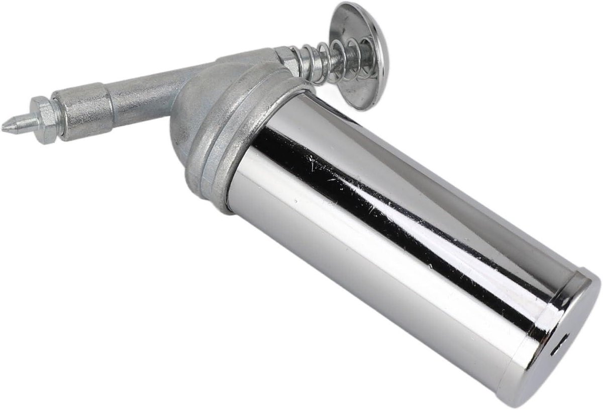 Handmatige Oliepomp - Smeerpomp - Precisie Smering - Roestvrijstalen Constructie - 80CC Capaciteit - Zilver