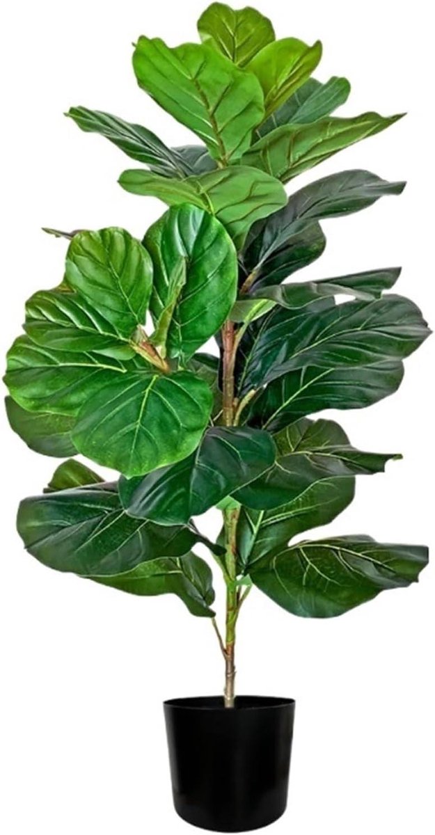 Kunstboom Vijgenboom - Namaakboom Nepplant - Decoratie Huis - Onderhoudsvrij Groen - 100 c
