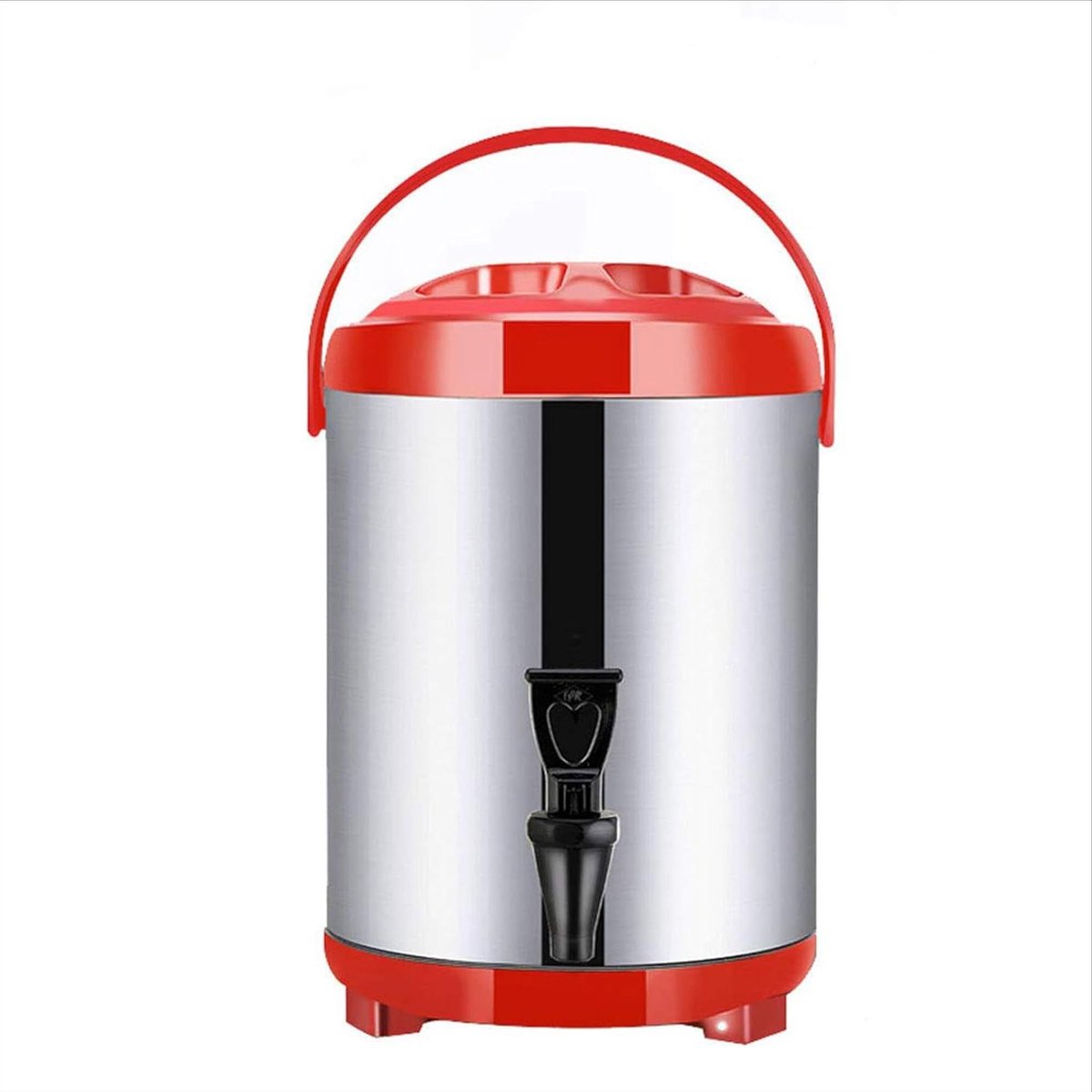 Warmwater Dispenser - Thermoskan Kraan - Dranken Serveren - Volledige Isolatie - 8 Liter Capaciteit - Zilver