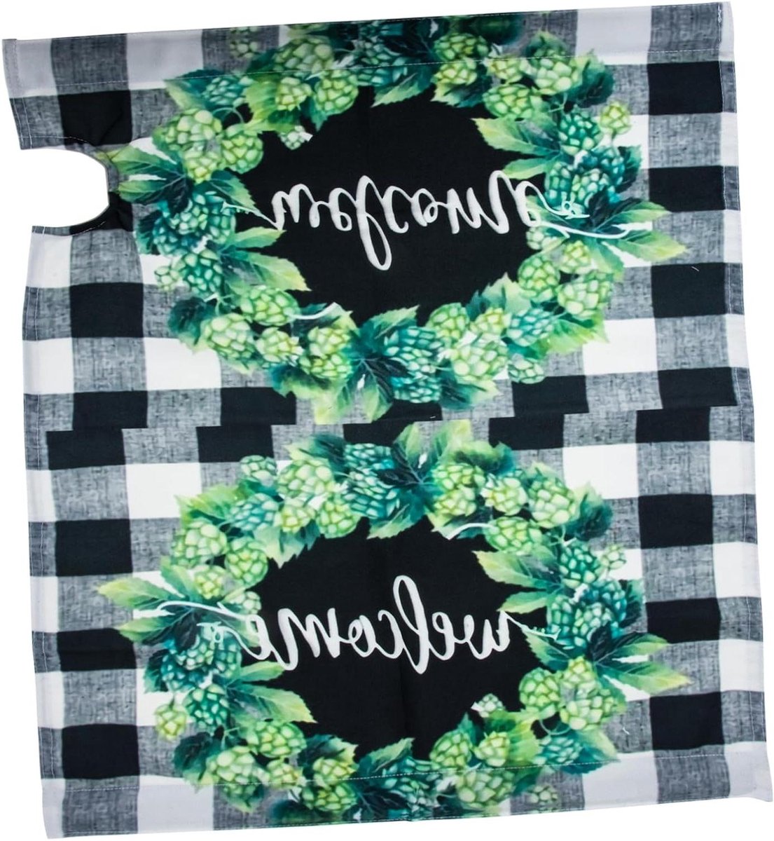 Brievenbushoes - Brievenbus decoratie - Brievenbus beschermen - Magnetische bevestiging - 55x47cm - Wit