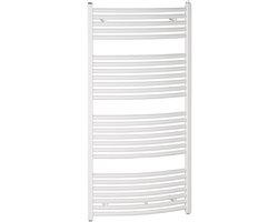 Zehnder Badkamerradiator Zeno Bow, 788x595 mm (HxL), Zijaansluiting, gebogen, ZNT-080-060, ZZ300160B100000
