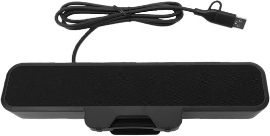 Computer Luidspreker - Soundbar Monitor - Audio Verbeteren - Clip-on Ontwerp - 10W Vermogen - Zwart — afbeelding 4