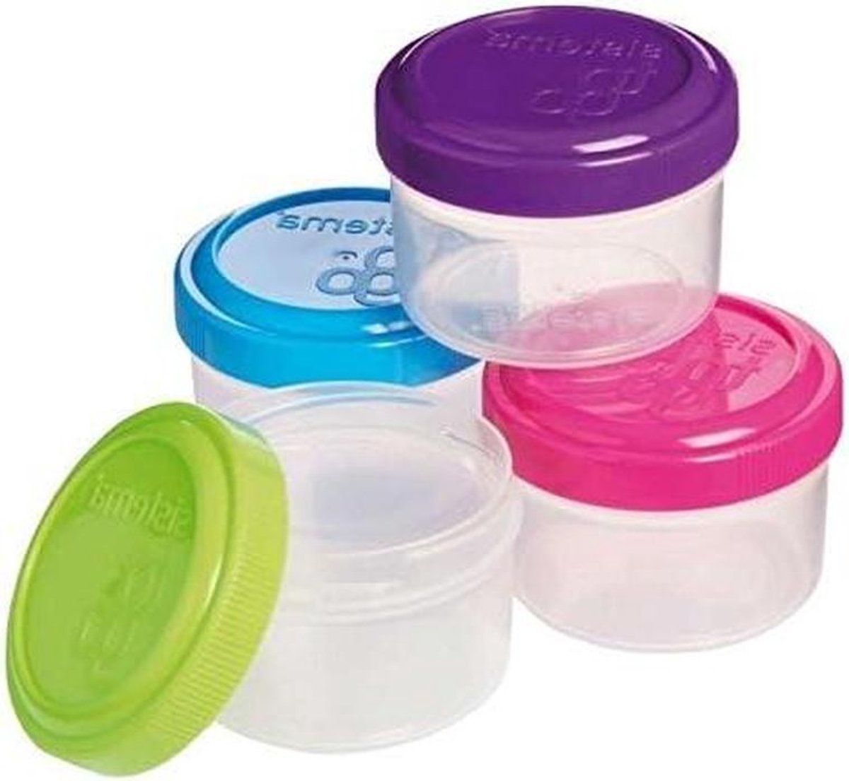 Sauspotjes Set - Dressings Bakjes - Onderweg Eten - Lekvrij Ontwerp - 8 cm - Transparant