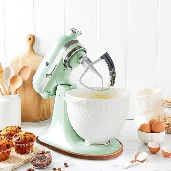 Mixer Glijmat - Schuifblad Keuken - Apparaat Verplaatsen - Acaciahout Materiaal - 45-5 Qt - Natuurlijk Hout — afbeelding 3