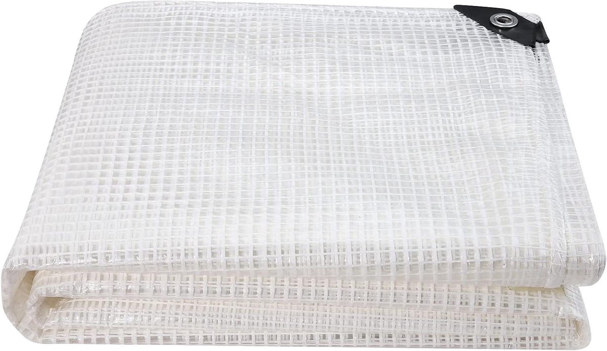 Transparante Tarp - Plastic Zeil - Kas Verwarmen - UV Bestendig - 12x20 ft - Transparant