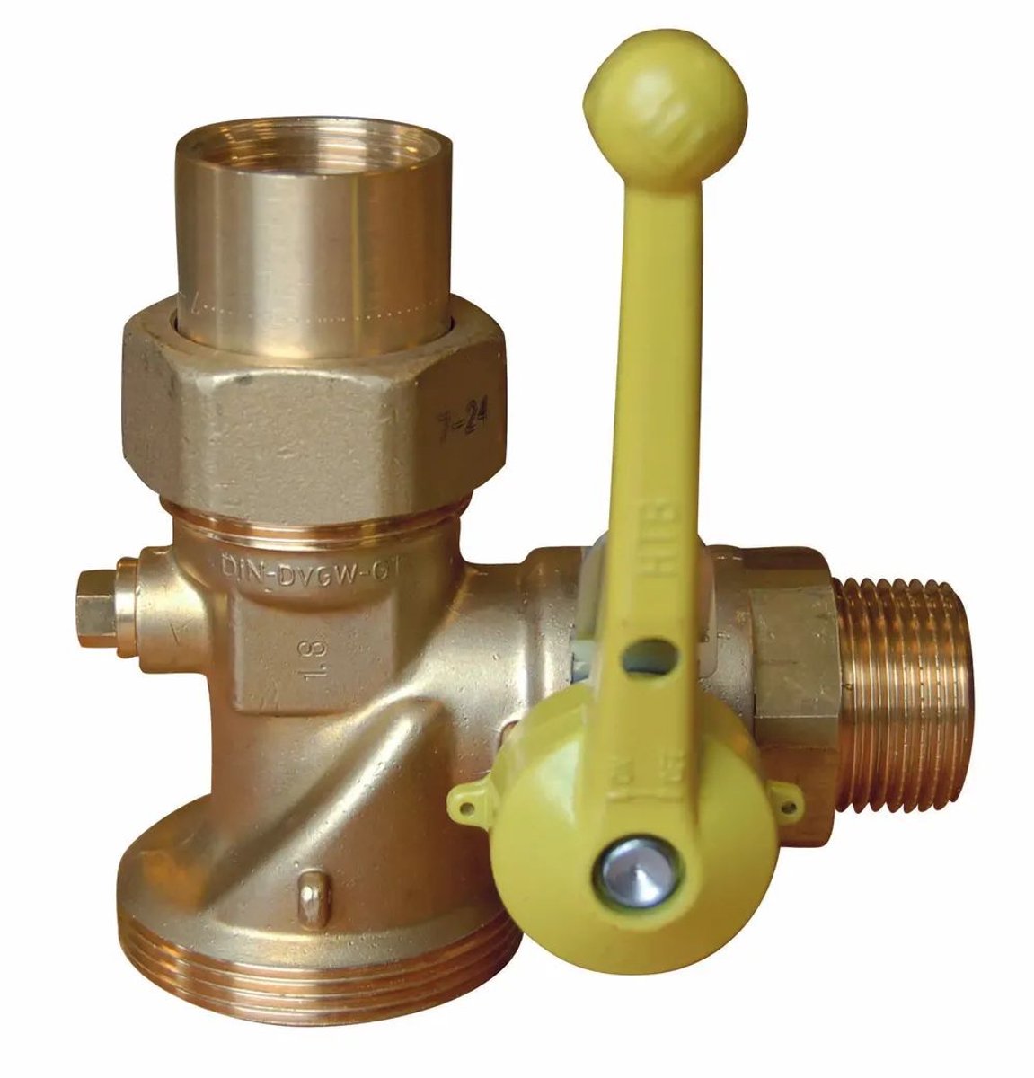 Seppelfricke SEPP Gas hoekkogel Ms f Enkelvoudige meter m. GSW a/i R1"xRp1" (DN25) 4m3/h Type 542340.25, 0210351