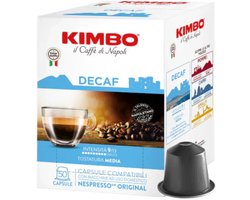 Kimbo il Caffe di Napoli Decaf - 50 Koffiecups Compatibel met Nespresso Coffee Machine