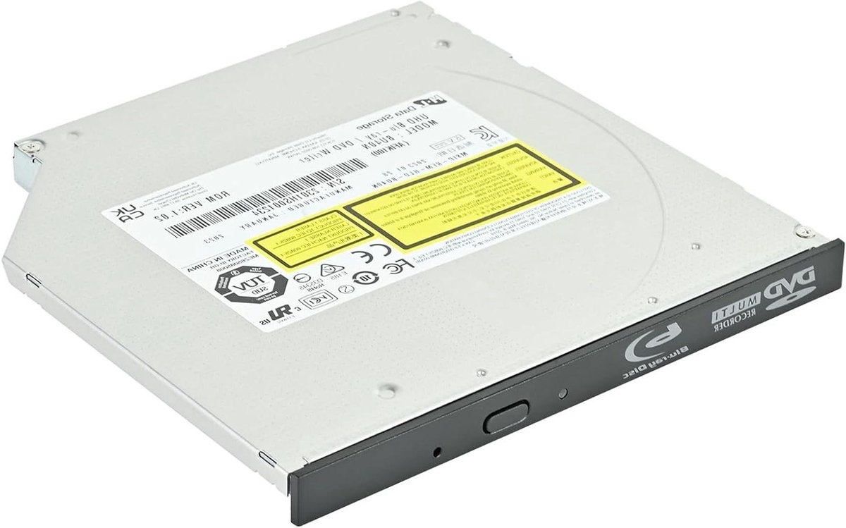 Interne Blu-ray Drive - Optische Lezer - Media Afspelen - 9.5mm Tray Loading - Ultra HD - Zwart