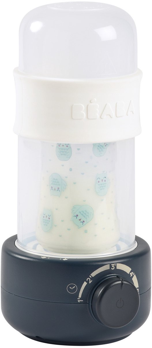 Bol.com Béaba Baby Milk Second Flessenwarmer onderweg - Flesverwarmer - Sterilisator - Blauw aanbieding
