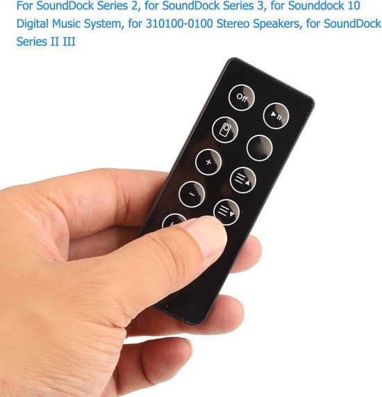 Vervangende Afstandsbediening voor Bluetooth Digital Music System en Soundbar — afbeelding 4