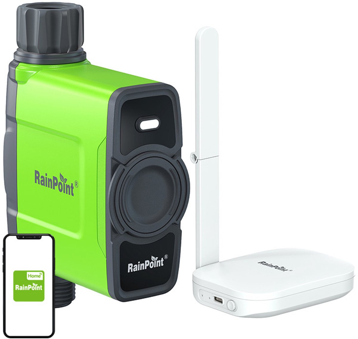 Rainpoint 1-Zone Irrigatiecontroller Met Wifi Tuinpoort