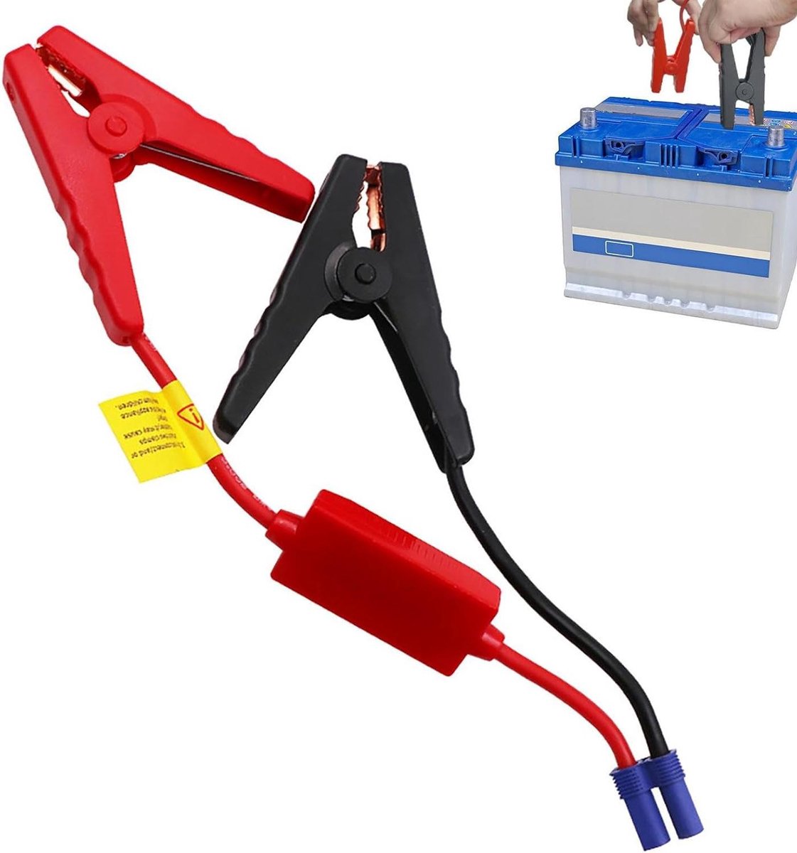 Startkabels - Booster Kabels - Voertuig Starten - EC5 Connector - 32cm Lengte - Zwart Rood