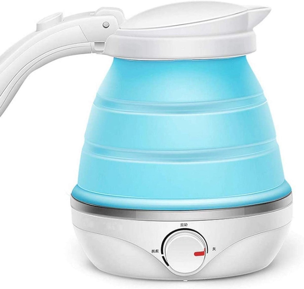 Opvouwbare Waterkoker - Reis Waterkoker - Koken Water - Dubbel Materiaal - Kleine Capaciteit - Wit