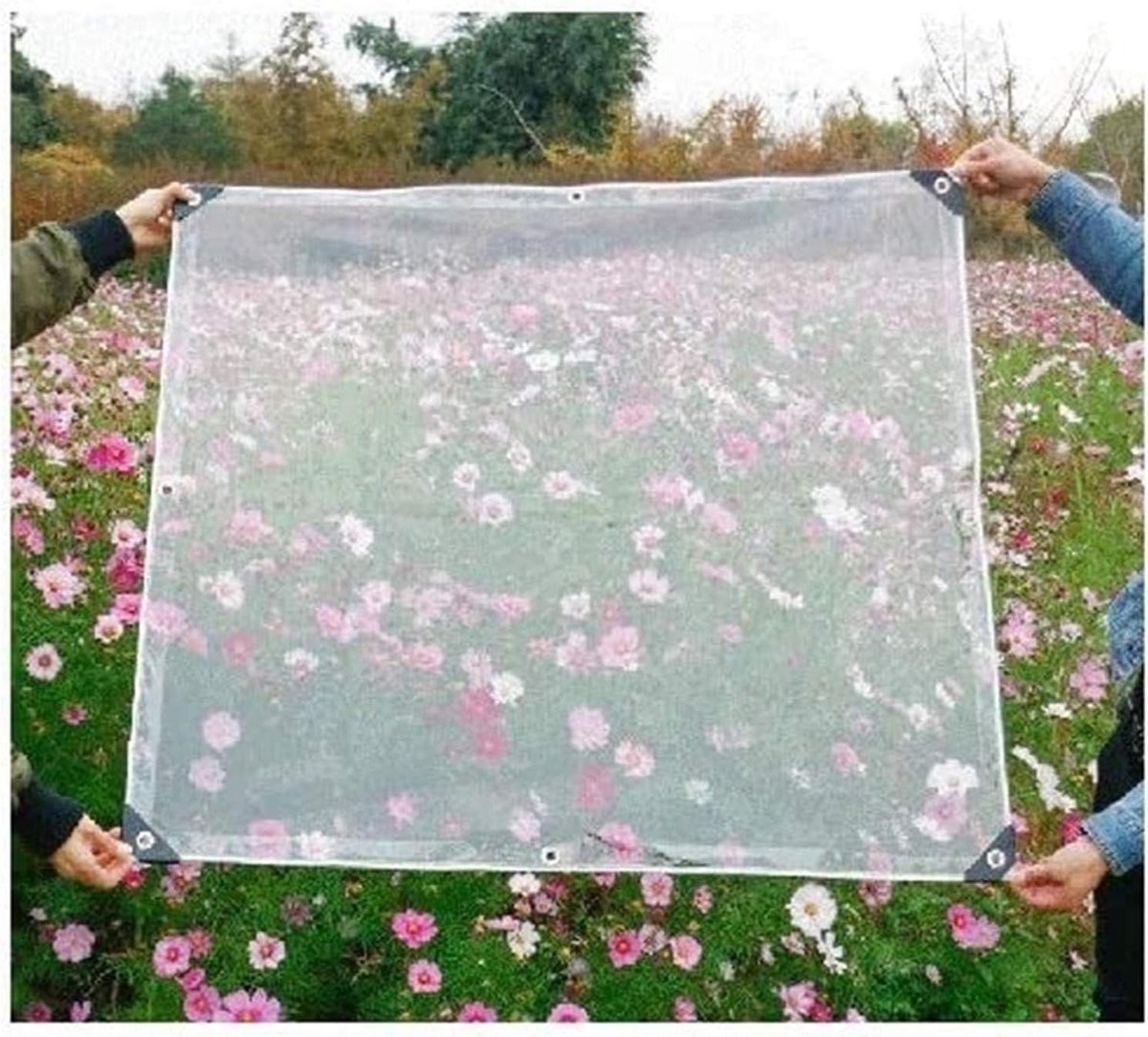 Regendicht Zeildoek - Waterdichte Folie - Buiten Beschermen - Hoge Lichtdoorlatendheid - 0.8 x 2 m - Helder