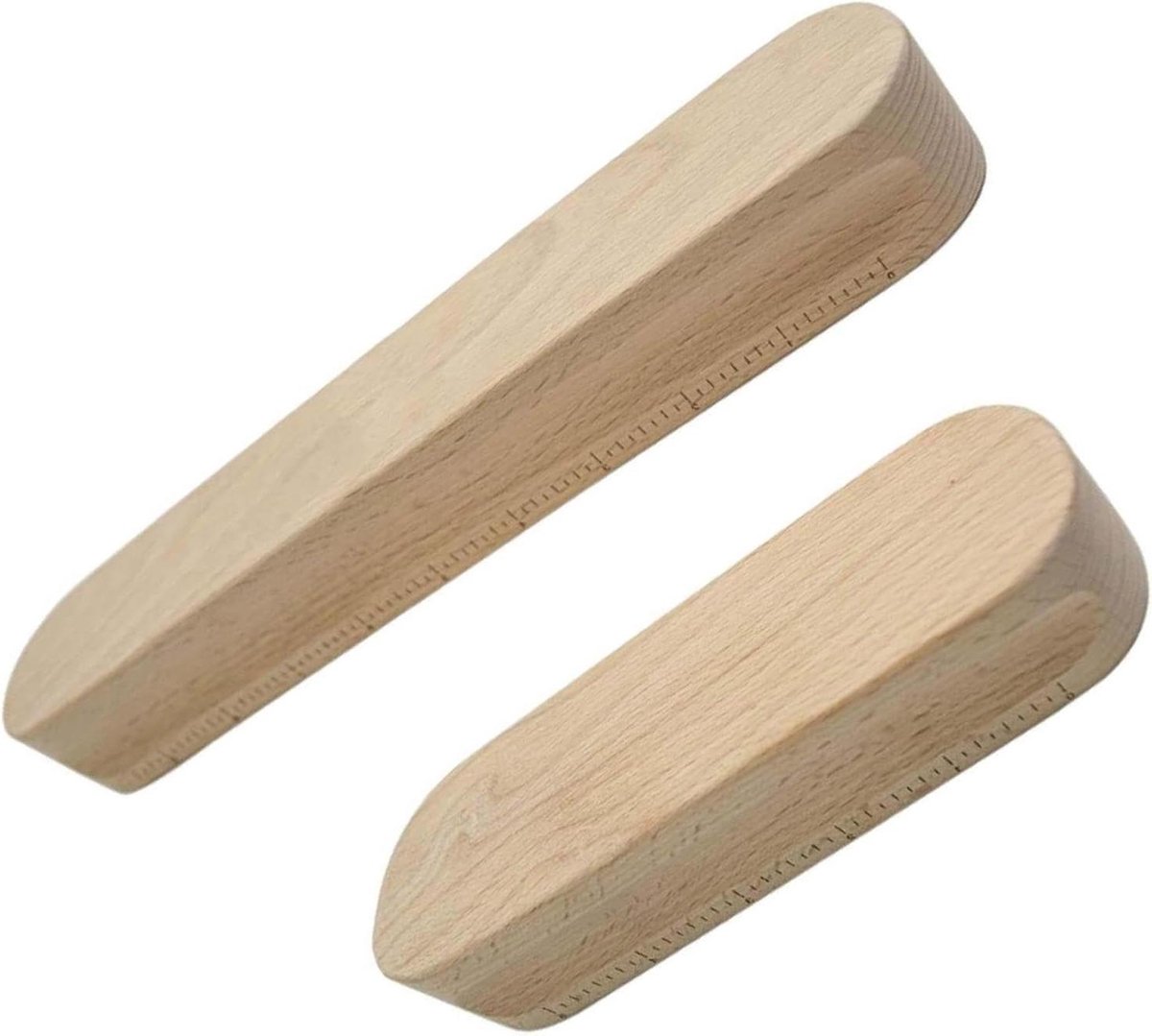 Houten Naadgereedschap - Kleermakersklapper - Stoffen Strijken - Ergonomisch Ontwerp - 2 Maten - Houtkleur