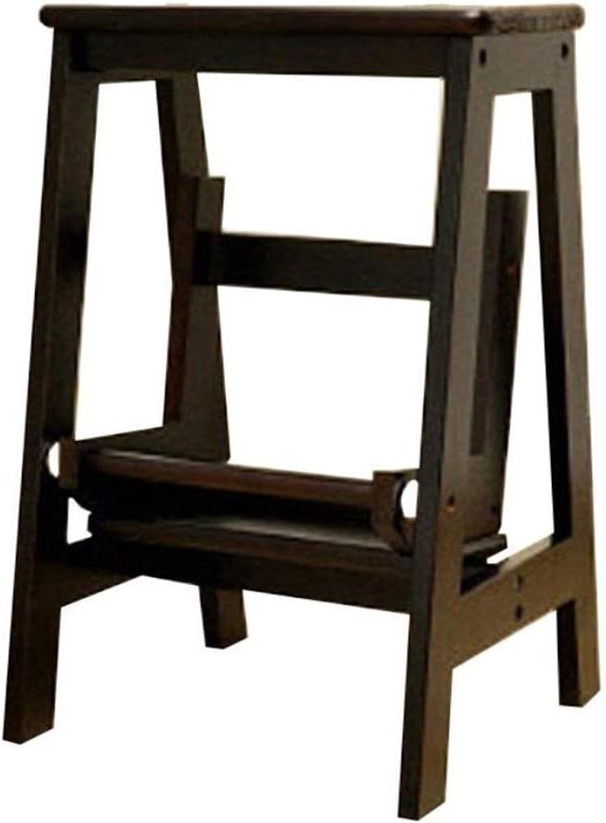 Opstapje Houten - Vouwtrap Stoel - Hoge Plaatsen Bereiken - Massief Houten Constructie - Niet Gespecificeerd - Niet Gespecificeerd