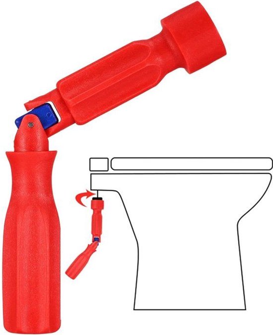 Tweedelige set sleutels voor het installeren van toiletbrillen - pijpsleutelset - sleutelset - gereedschapsset voor het installeren van toiletbrillen