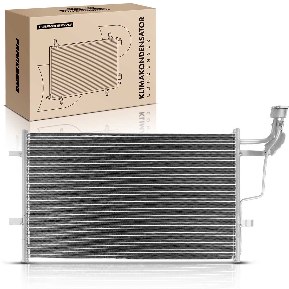 Frankberg 1x condensor airconditioning voor Mazda 3 Sedan BL 16L