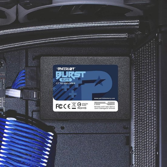 Interne SSD - Solid State Drive - Snellere PC - Energiezuinig - 2.5 inch - Zwart — afbeelding 2