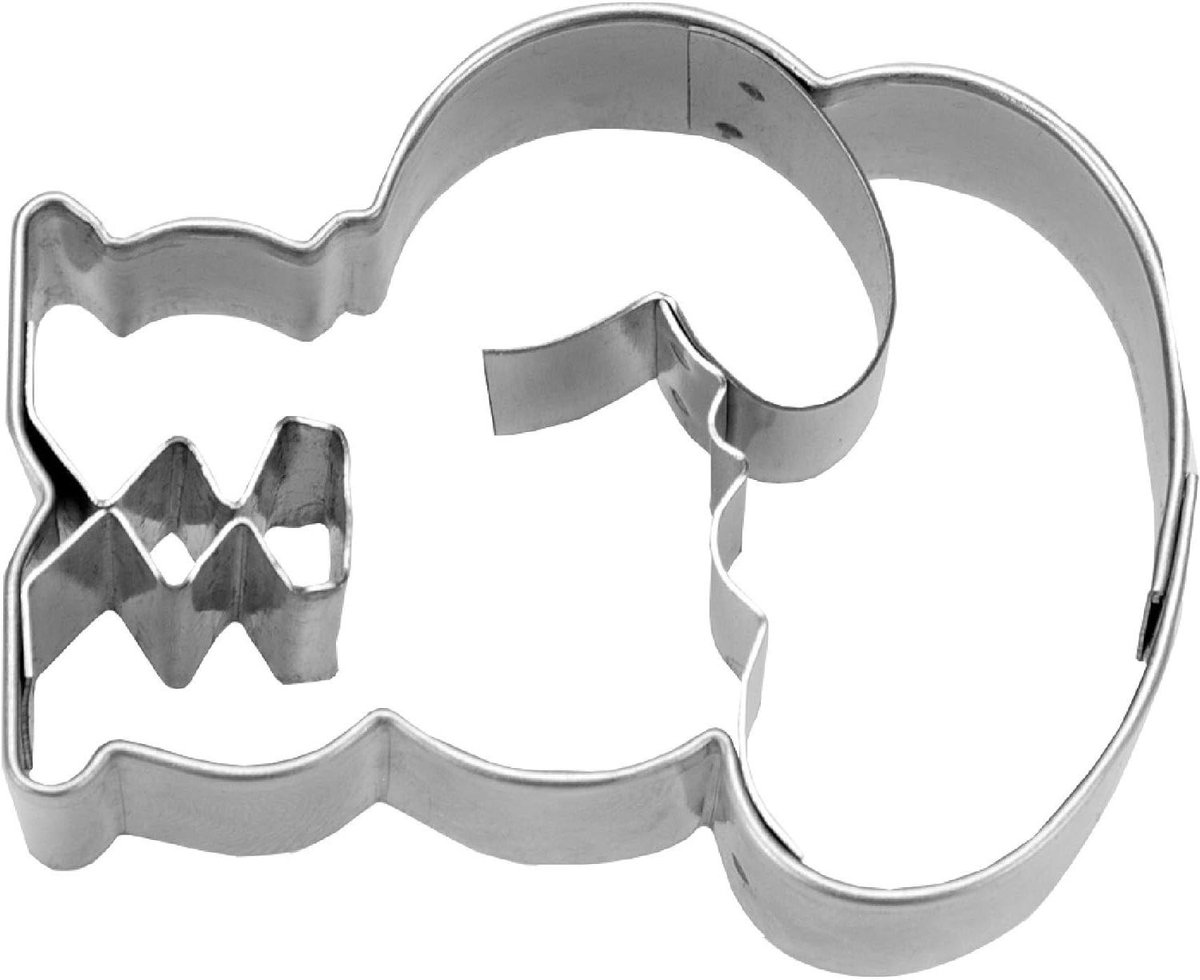 Vormpjes Koekjes - Bakvormen - Bakken - Roestvrij Staal - 5.5 cm - Zilver
