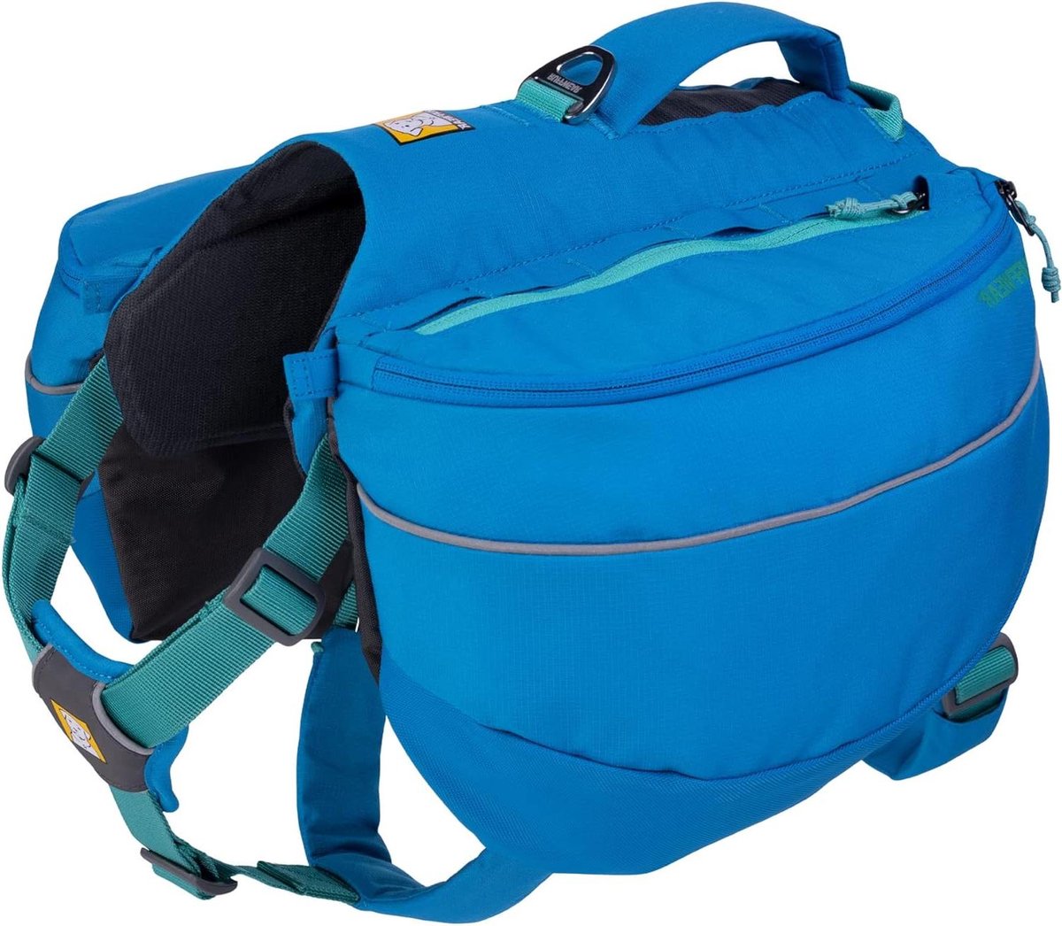 Hondenrugzak Harnas - Opbergtas Hond - Wandelen Kamperen - Geïntegreerd Harnas - Verstelbaar - Blauw
