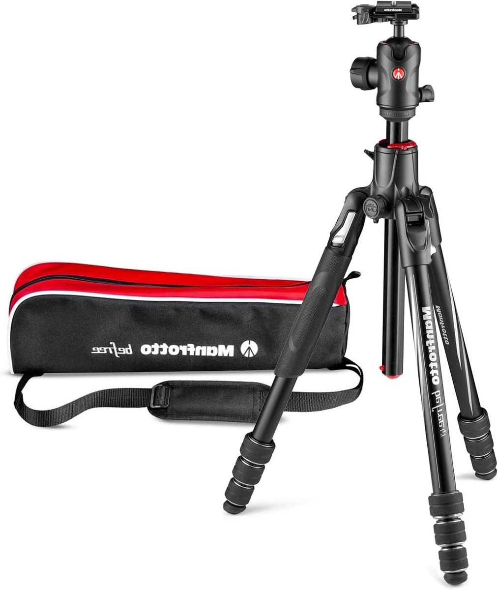 Reisstatief Aluminium - Fotostatief - Macrofotografie - 90 graden kolom - 43 cm gevouwen - Zwart Zilver