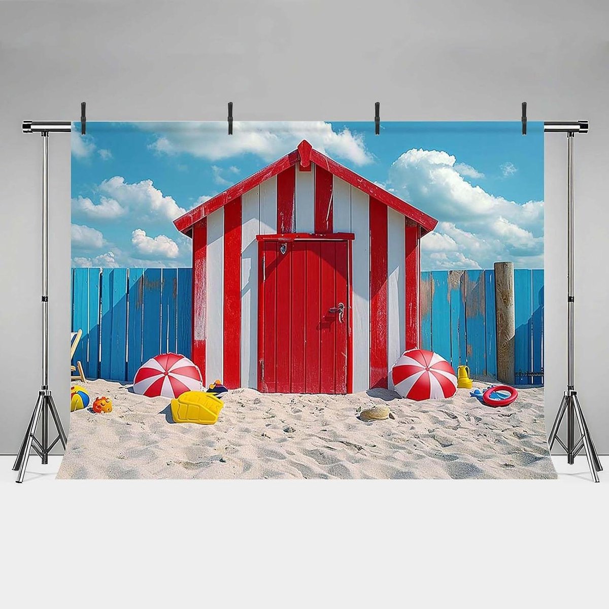 Fotografie Achtergrond - Decor Banner - Feest Decoratie - Machinewasbaar - 7x5ft - Blauw