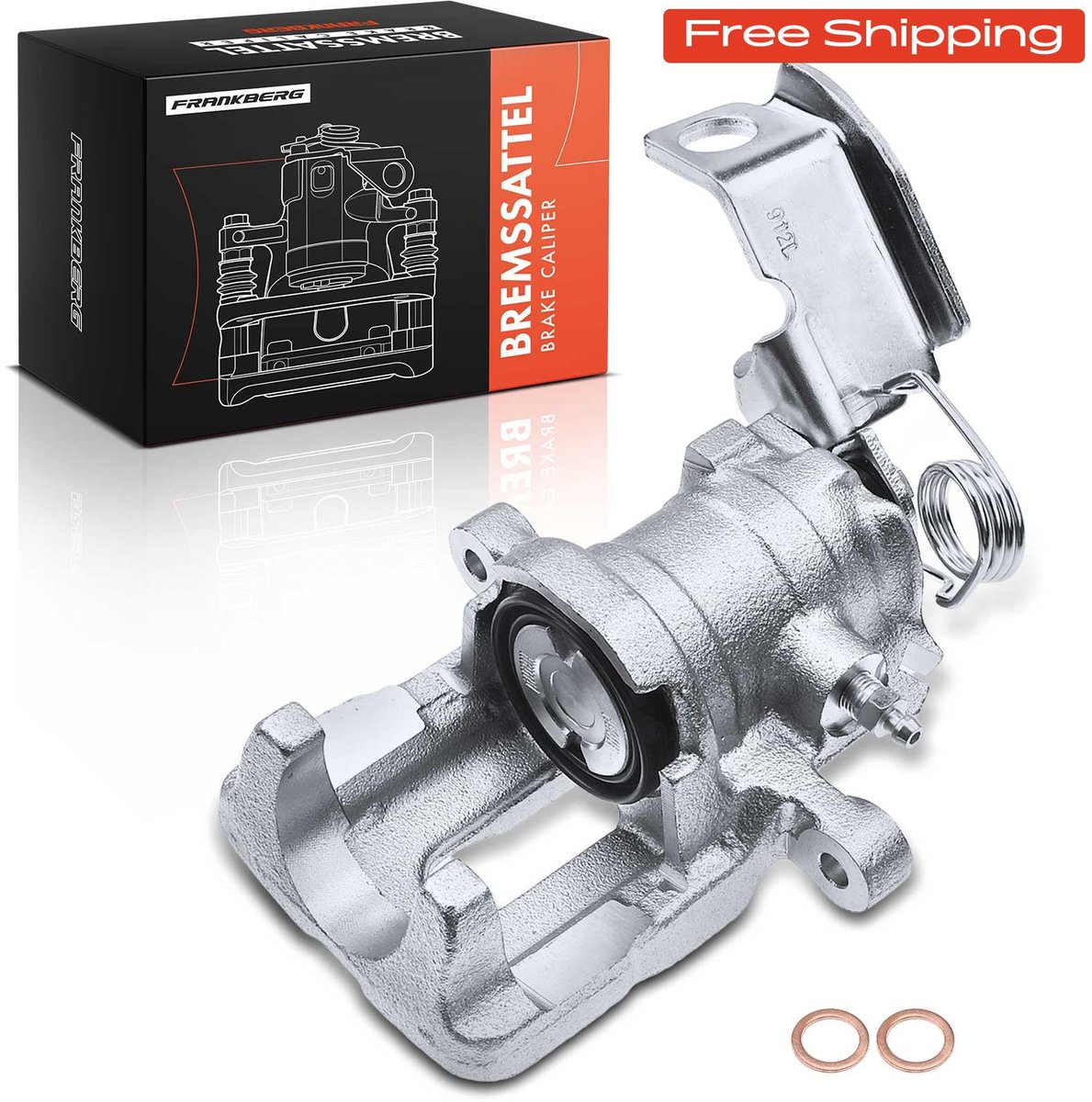 Frankberg 1x remklauw achteras links voor Honda Accord VI VII Tourer