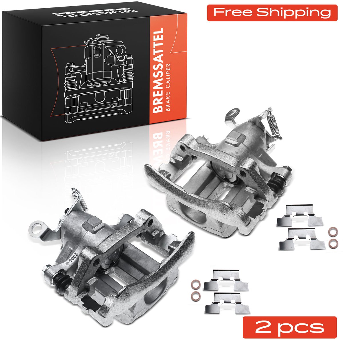 Frankberg 2x Remklauw Achter voor Daimler Super Eight Jaguar XJ