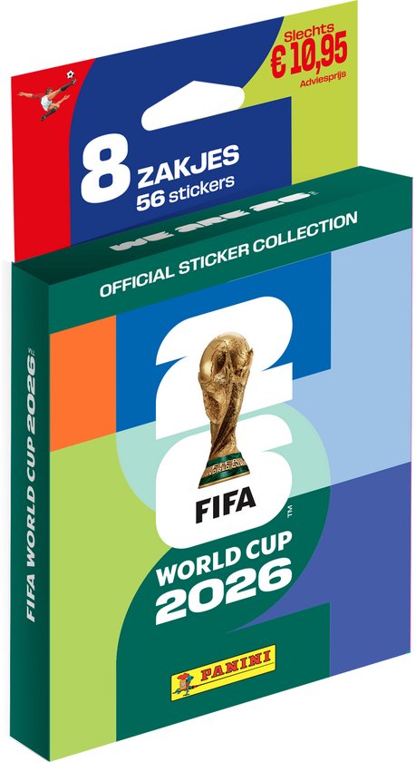 Panini - FIFA World Cup 2026 Stickerset - Ecoblister - 8 Packs