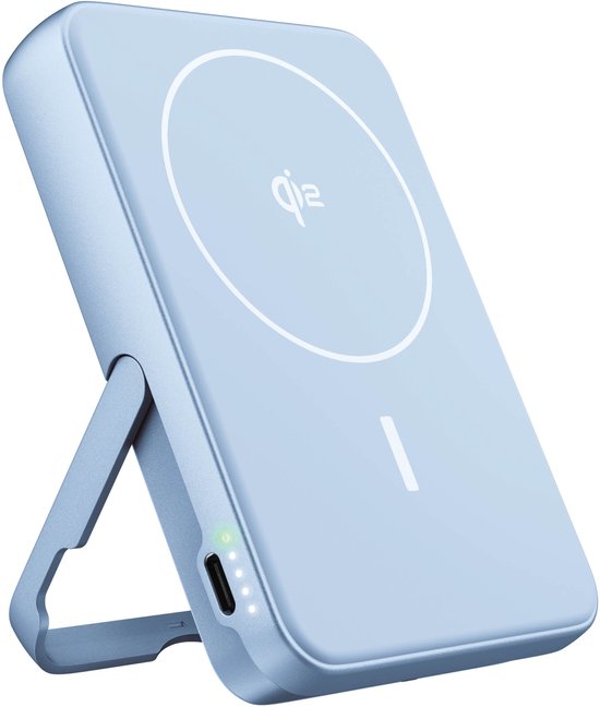 Magnetische draadloze powerbank 10.000mAh Fresh ’n Rebel Qi2 15W iPhone 12+ Pixel USB-C 20W snellader