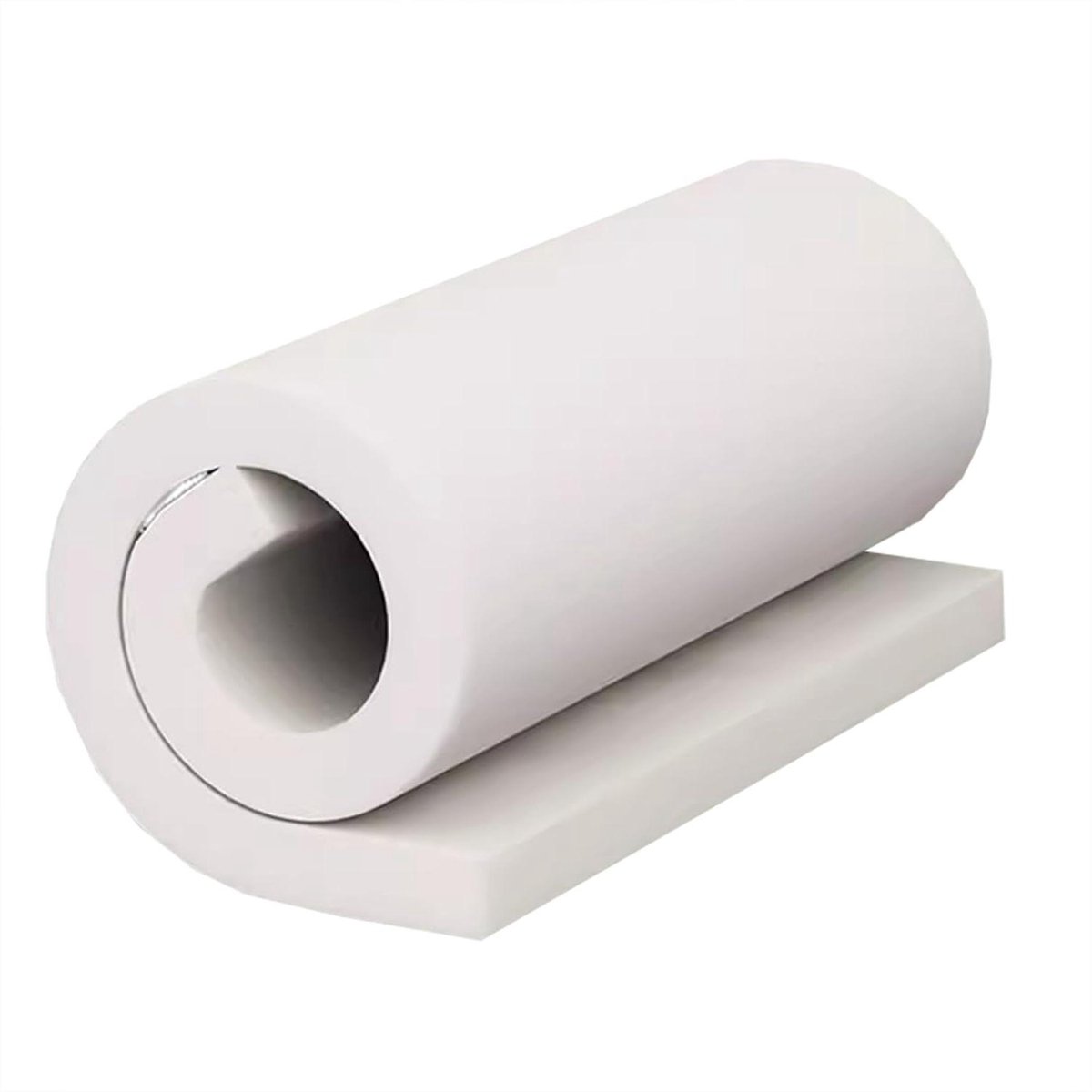 Stevig Schuim - Vulling Kussen - Stoel Comfort - Hoge Dichtheid - 100x30cm Dikte 12cm - Wit