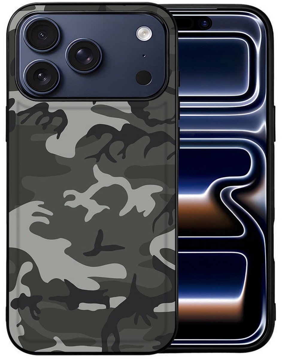 Backcover Hoesje Apple iPhone 17 Pro Army Light