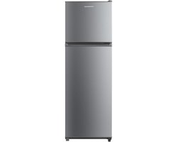 Heinner HF-M294SE++ Koel-vriescombinatie – 294 L – LED-verlichting – Omkeerbare Deur – Instelbare Mechanische Thermostaat – Zilver – 5 Jaar Garantie