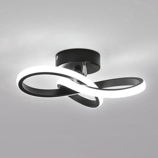 Plafonnier LED moderne, 22 W Forme de trèfle 2500LM Plafonnier pour éclairage intérieur Couloir Cuisine Chambre Salle de bain Blanc 6000K Diamètre 25 Cm