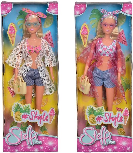 Aankleedpop Steffi Love - Modepop Meisjes - Spelen en Aankleden - Beweegbare 29 cm pop - 29 cm - Meerkleurig — afbeelding 2