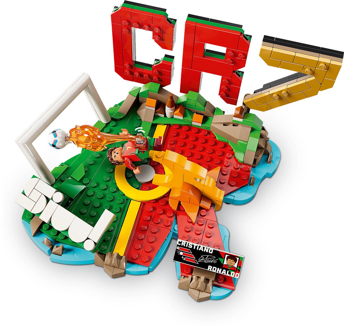 LEGO Editions - Cristiano Ronaldo - Voetbalhoogtepunten CR 7 Voetbal Bouwpakket voor Kinderen - 43012 – foto 3