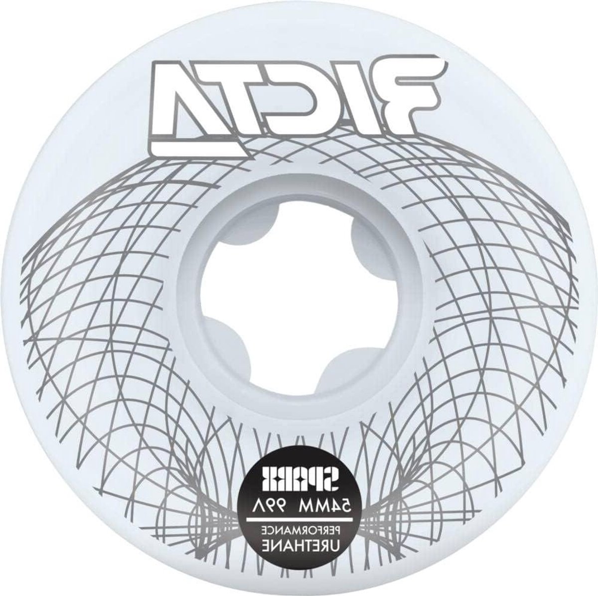 Skateboard Wielen Wielen Set Skaten Wireframe Design 54mm 99a
