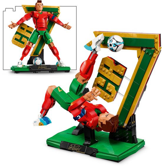 LEGO Editions Cristiano Ronaldo - Légende du Football CR 7 Kit de Construction pour Enfants - 43016