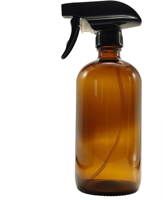 Allecto - Amber Glazen Sprayfles - Perfect voor Essentiële Olie, Cosmetica en Huishoudelijk Gebruik