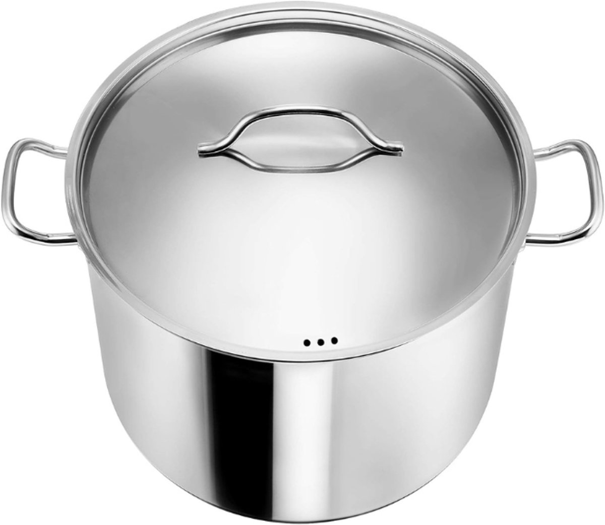 Calviero® Soeppan inductie - Steelpan - Soeppan - Roestvrij staal - 12,5 Liter