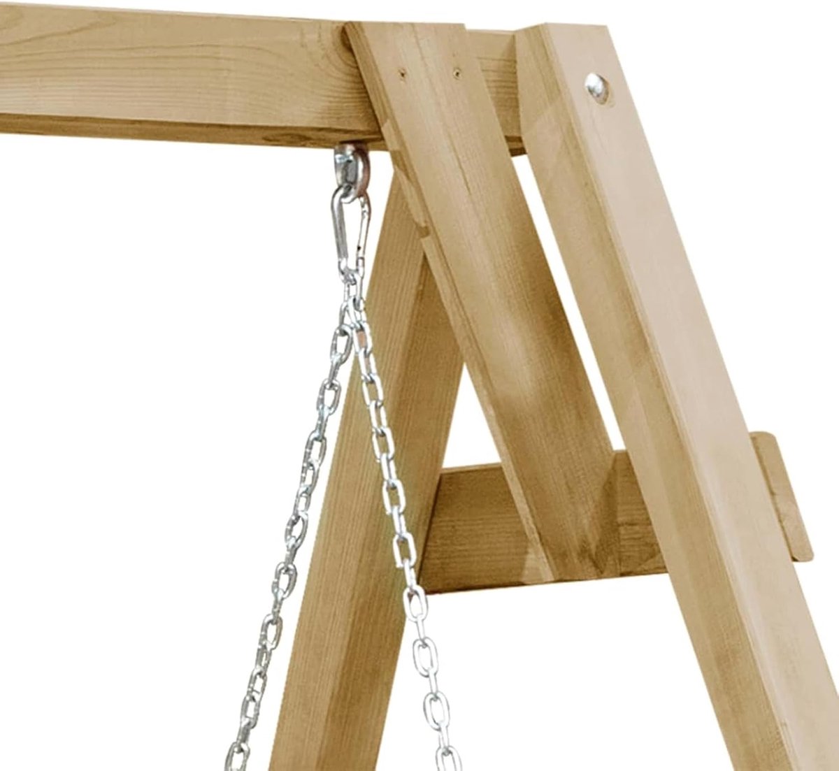 Luxe Massief Houten Hollywoodschaukel – Geïmpregneerd Grenenhout – 205x150x157 cm