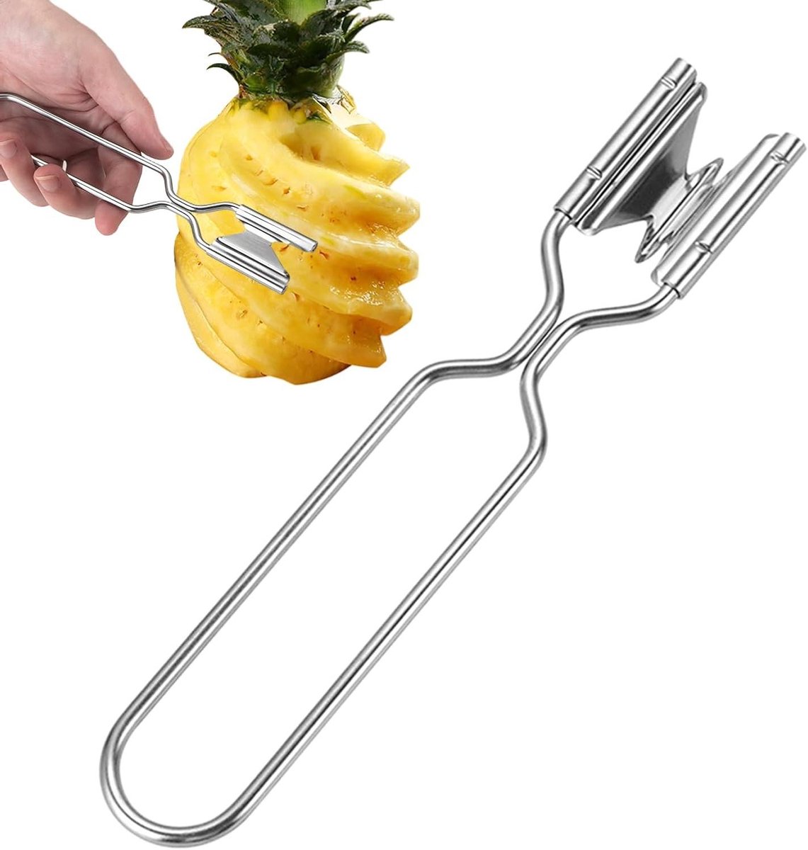 Ananas Oogverwijderaar - Keuken Gadget - Fruit Voorbereiden - V-vormige Groef - 18.6 x 3.2 x 2 cm