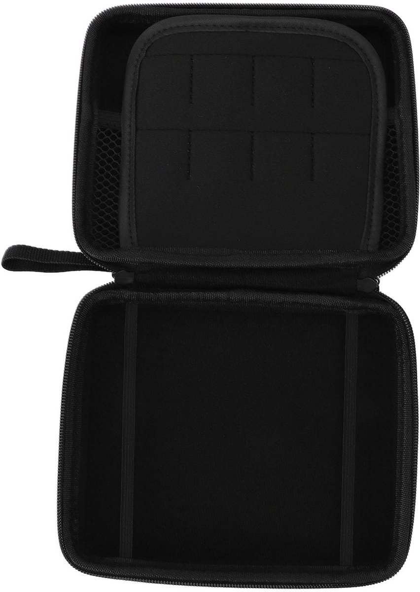 Allecto - Carrying Case voor 2DS Console en Accessoires - Schokbestendige Reistas met 8 Game Card Houder