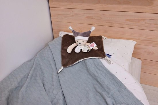 Doudou et Compagnie - Knuffeldoekje - Teddybeer - Bruin - 25 cm - 0m+ van Doudou et Compagnie — afbeelding 3