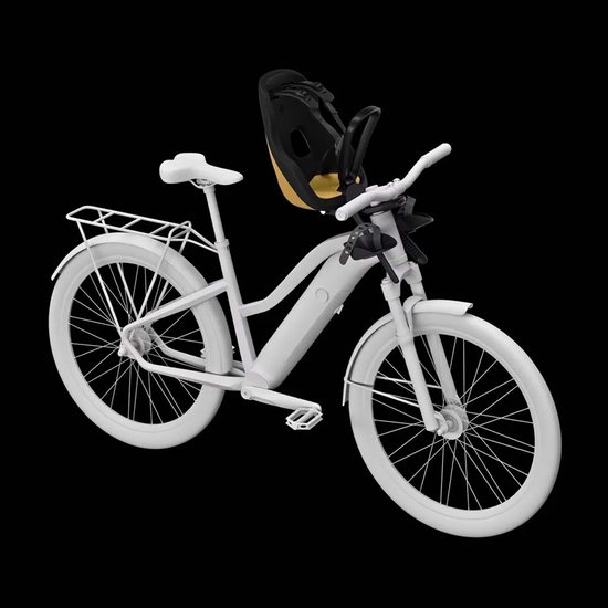 Thule Yepp Nexxt 2 mini - fietsstoeltje - voorzitje - Burnished Yellow van Thule — afbeelding 5