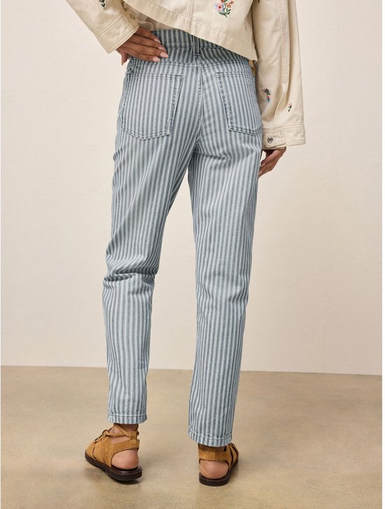 Next - Dames - Rechte Mom jeans - Tall - Grijs